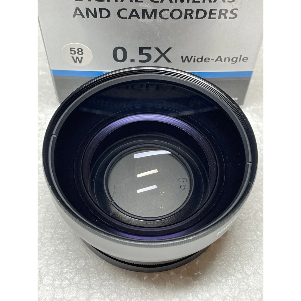Nikura‎ Lens 58 mm mount 0.5X Wide Angle + 2.0X Telephoto For Digital Camera